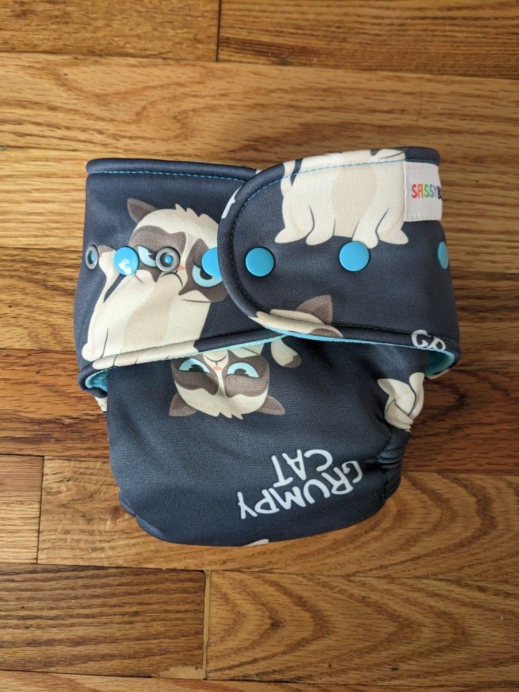 Grumpy Cat Cloth Diaper