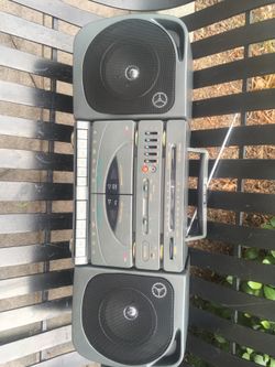 Vintage Audio Cassette player with radio tunner