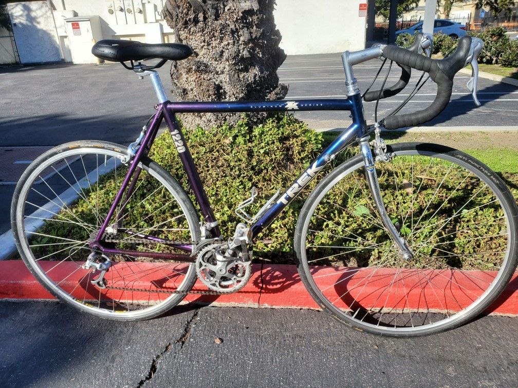 トレック  road bike VINTAGE TREK 1220 ZX ROAD BIKE 60 CM - PURPLE | eBay
