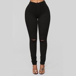 Fashion Nova Black Canopy Jeans
