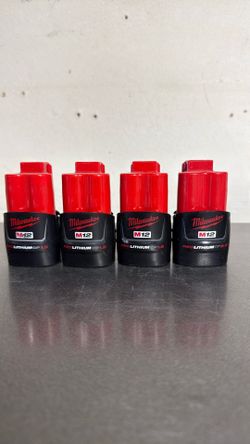 Milwaukee M12 batteries