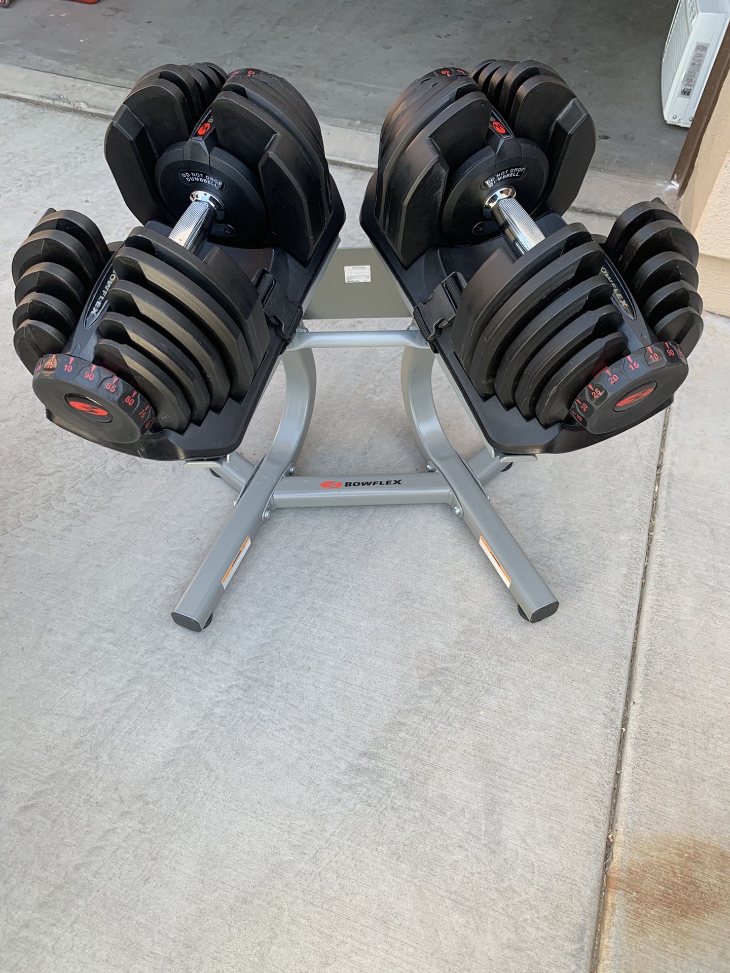 Boflex 1090 Adjustable Dumbbells (set of 2) with Stand