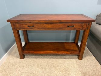 World Market Wood Console Table (48" x 18" x 30")