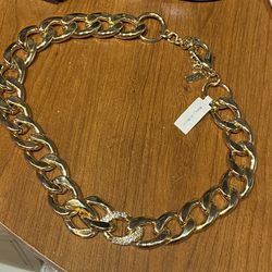 Large Gold Chain Necklace 