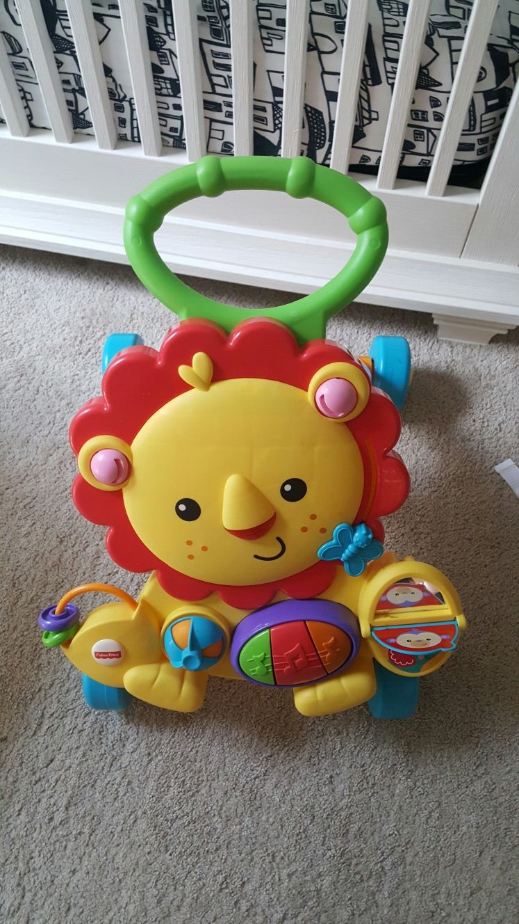 Fisher Price Musical Lion Walker