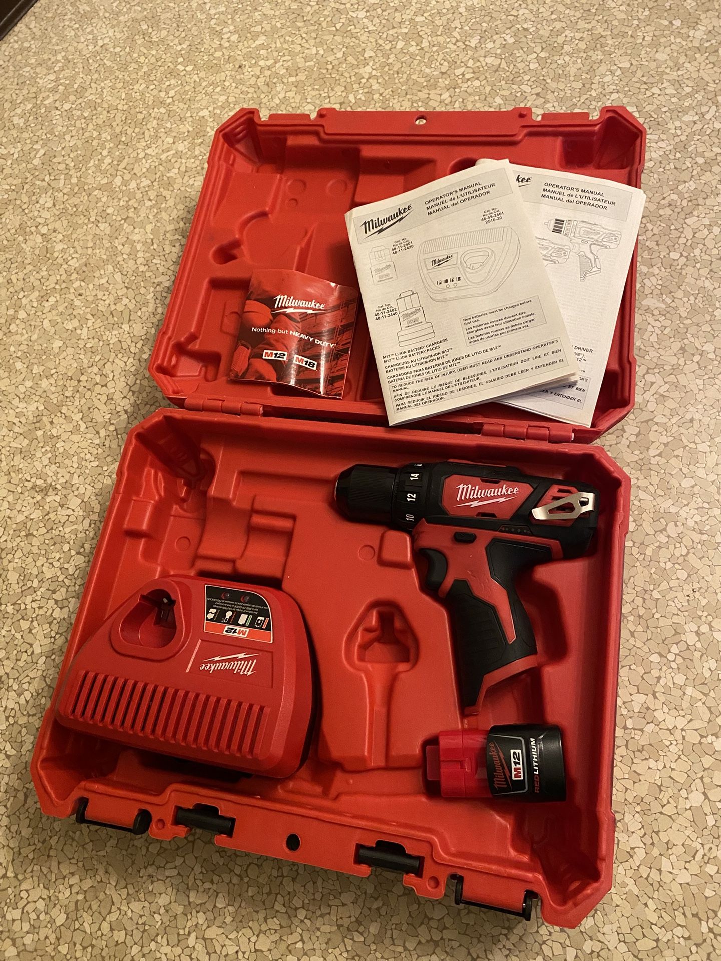 The Milwaukee M12 Cordless 3/8" Drill/Driver Kit (2407-22)