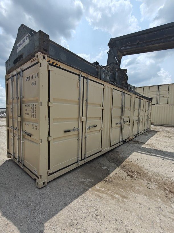 NEW 4 Side Door 40HC One Trip Shipping Containers For Sale