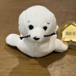Ty Rare Seamore Retired Beanie Baby. 4th Gen Tag