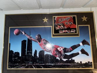 Michael Jordan Autographed Poster