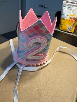 Two by the Sea Banner and Bday Hat