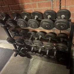 Dumbbells With Rack