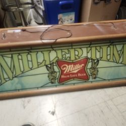 Vintage Miller Pool Table Lamp