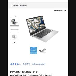 Grey HP Chromebook model 14a-na0010nr 