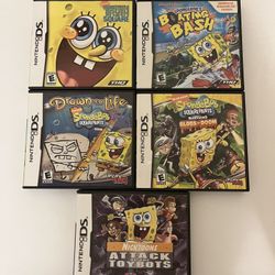 SpongeBob Ds Game Lot 