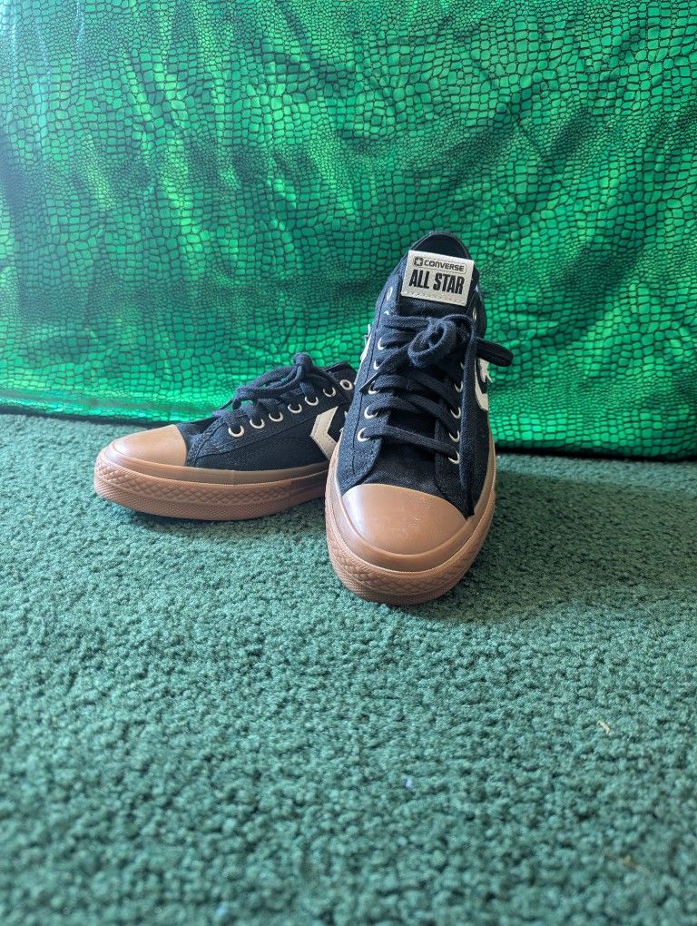 Black And Brown Converse Men's Size 7