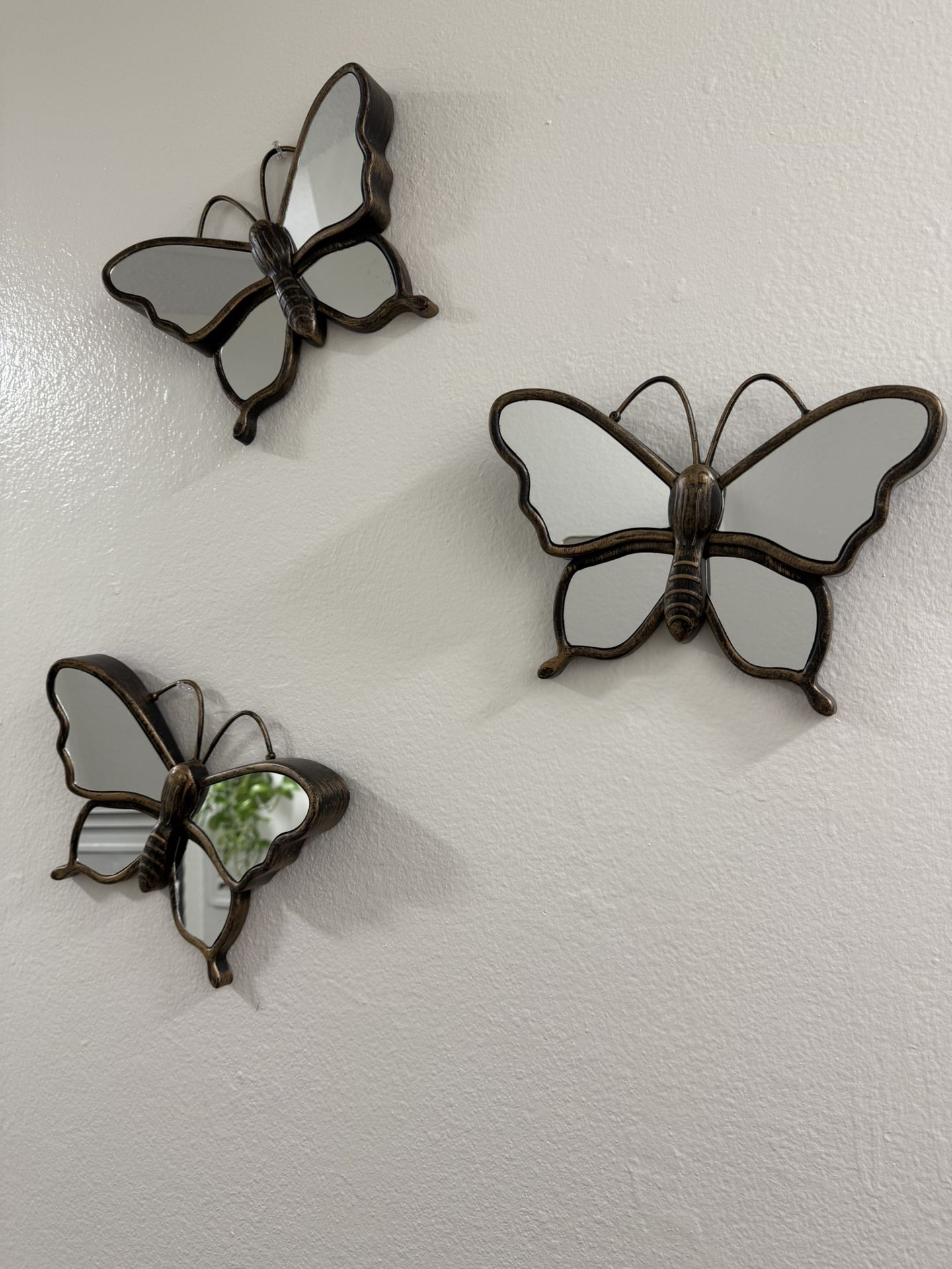 3 Butterfly Mirrors