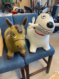 Indoor or outdoor bouncy hopper toys