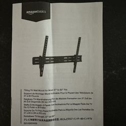 Amazon TV Mounting Bracket For TVs 37-80 Inches /120  Lbs