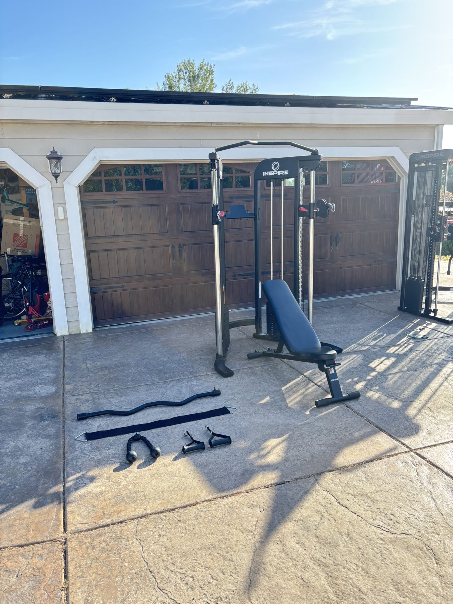 Inspire FTX machine Home Gym Rack