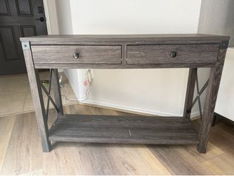 Entryway wooden console table