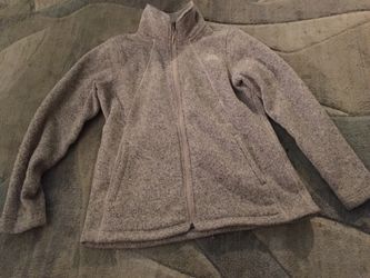 Jacket The NorthFace Zip Up Women's Size Large L Beige RN 61661 CA 30516