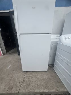 White Whirlpool Refrigerator 
