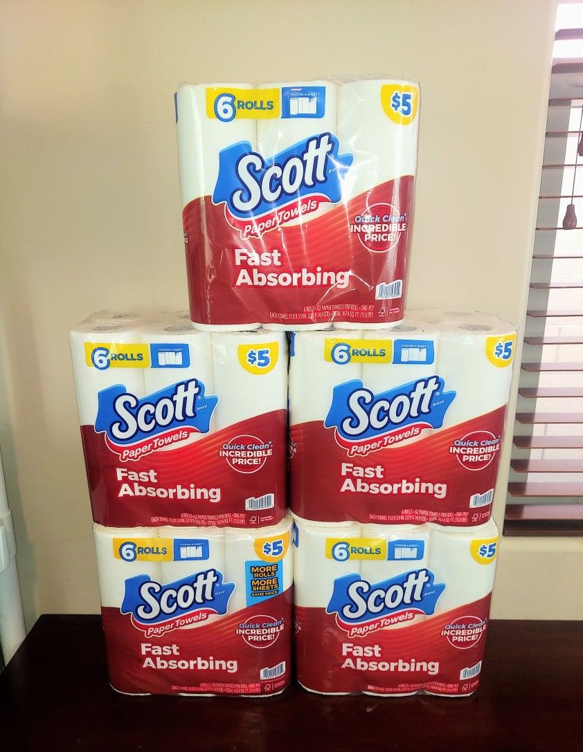 Scott 6 roll Paper Towels Bundle- All 5 for $20 - X Posted- X Streets Ray/Higley 