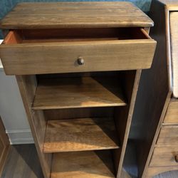 Antique Secretary Desk W/ Matching Bookcase 