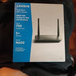 Linksys Dual-Band WiFi 4 Router 