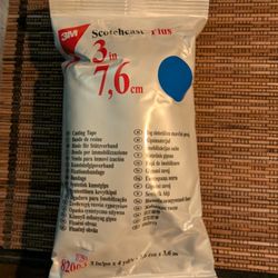 3M Scotch Cast Plus Blue 7 rolls 3" Wide 4 Yards 1 Box