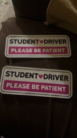 Student Driver Sticker