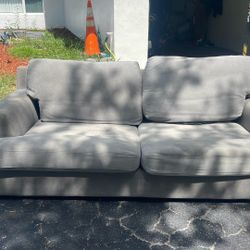 Grey Sofa Large Cushions 