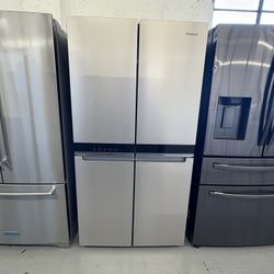 Whirlpool 36” Counter Depth Refrigerator Fingerprint 