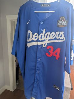Dodgers Valenzuela Jerseys 5xl