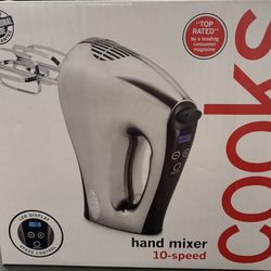 Cooks 10-speed hand mixer