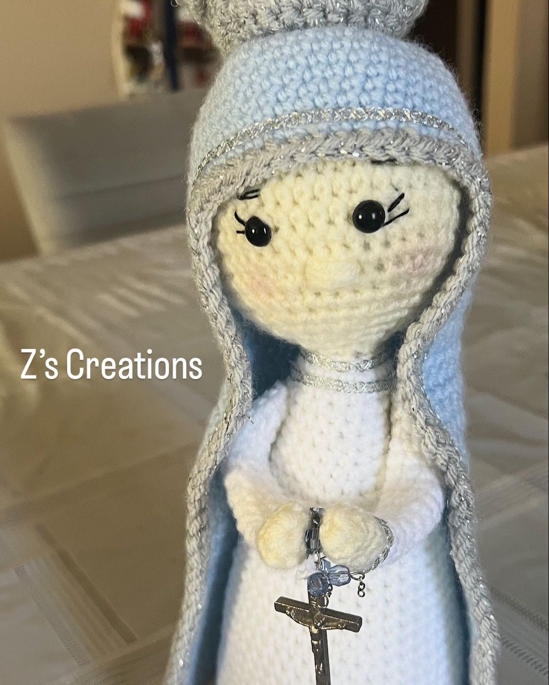 Crochet Virgin Mary