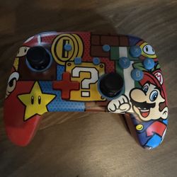 PowerA Enhanced Wireless Nintendo Switch Controller - Mario Pop, Rechargeable Switch Pro Controller, Immersive Motion Control, Officially Licensed