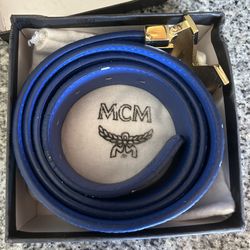 Men’s Blue MCM belt 