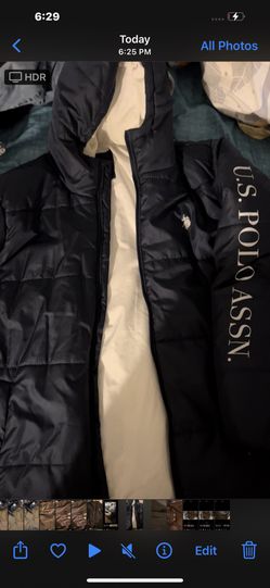 Like New Mens Polo Puffer Jacket