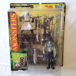 Vintage 1997 McFarlane Toys Monsters Series 1 Frankenstein Lab Playset Actio