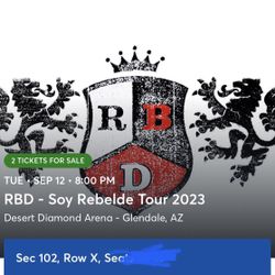 Tickets RBD sale 