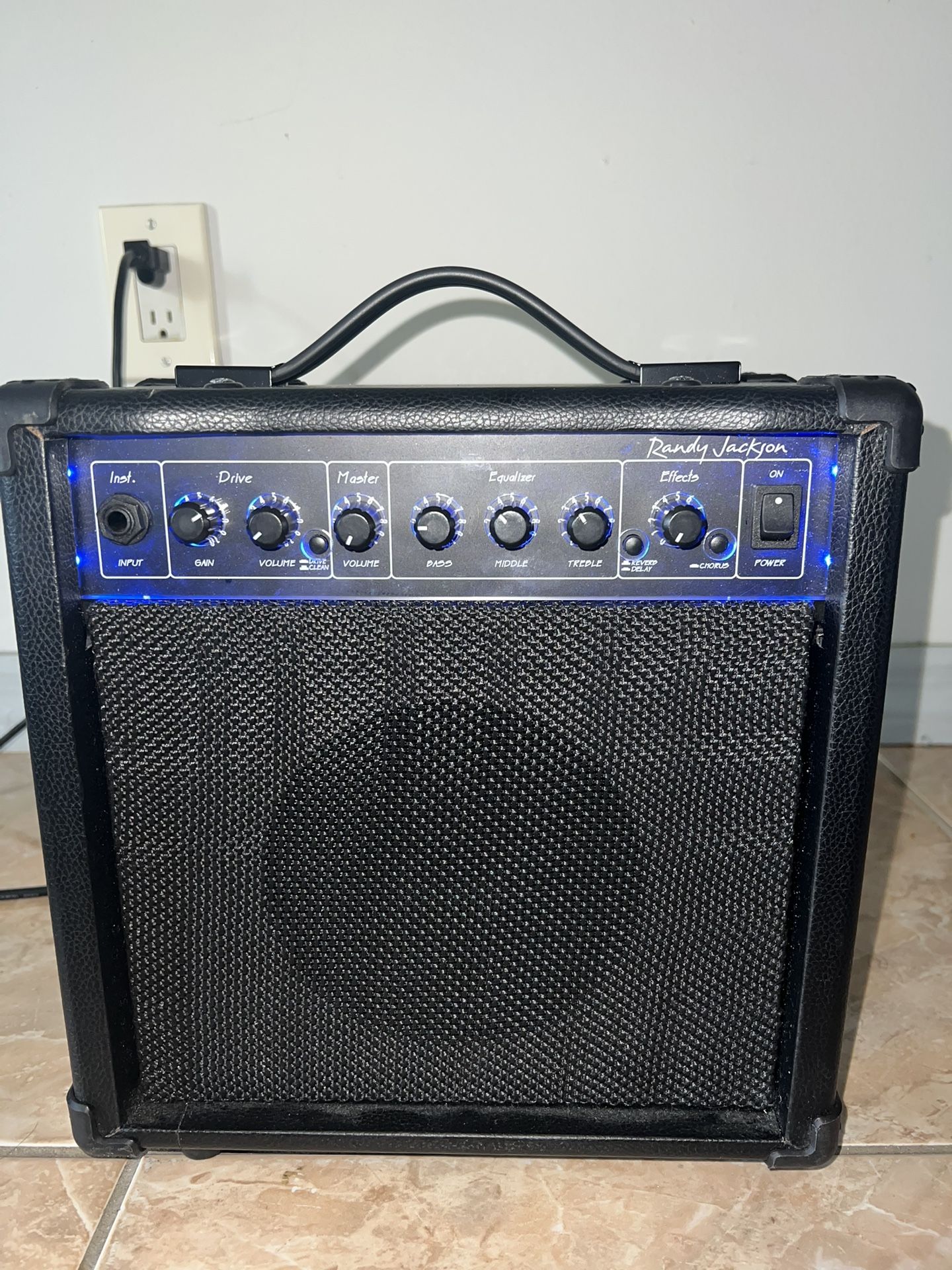 Randy Jackson Rj-28bl Solid State Guitar Amp 1 X 8
