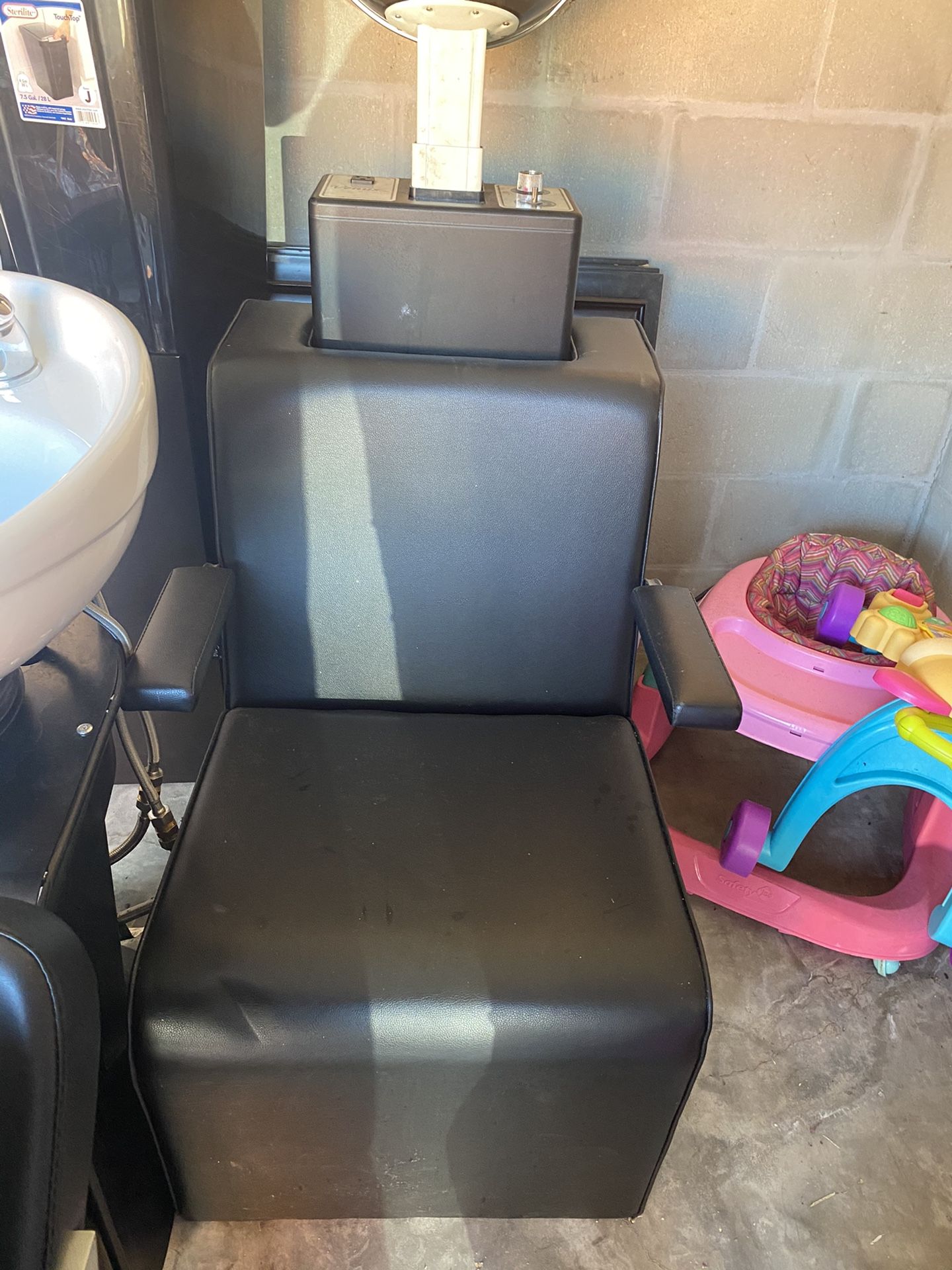 Chair and dryer included