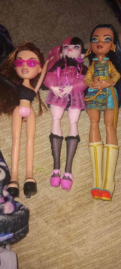 Monster High And Bratz Doll