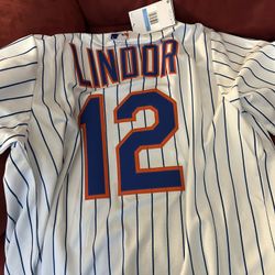 New York Mets Francisco Lindor Jersey 