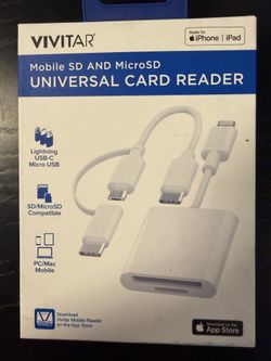 Vivitar Mobile SD and MicroSD Universal Card Reader