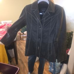 XS Leather American Eagle Coat