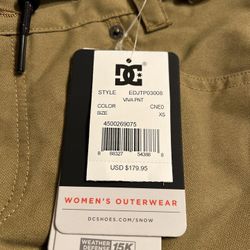DC Snow Pants Skiing/snowboarding 