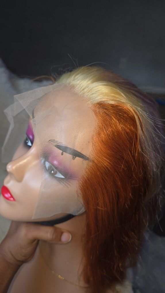 22 inches Customized 13x4 HD lace frontal lace wig. 200% Density