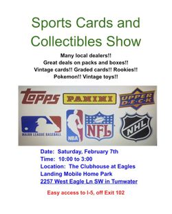 Tumwater Sports Card Show